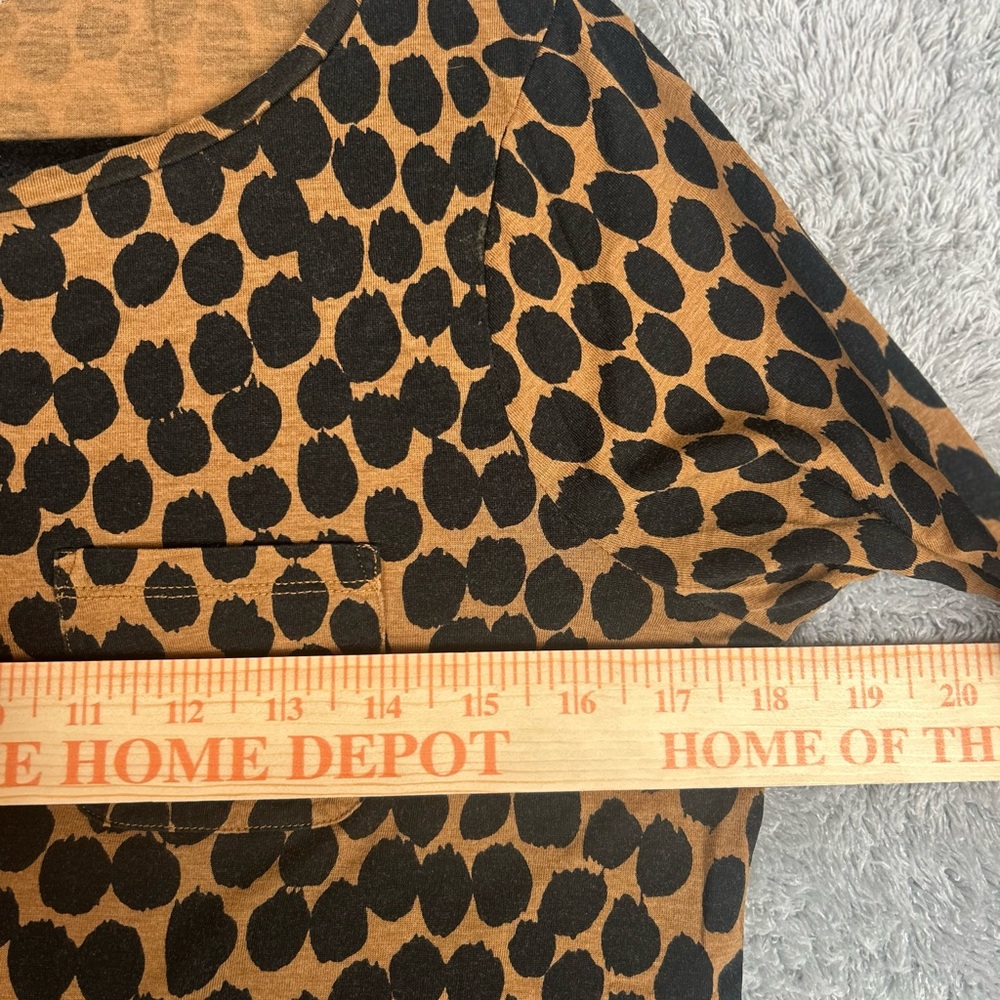 Nice!! Boden Long Sleeve Animal Print Top Women’s Size 6 - Picture 3 of 16